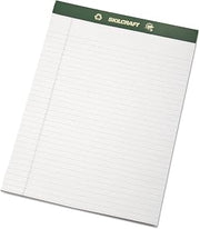 AbilityOne - 100% Recycled Process Chlorine-Free Paper Pads - 8 1/2" x 11 3/4", Letter-Size 7530-01-516-9627: Dozen, 12 Item(s)