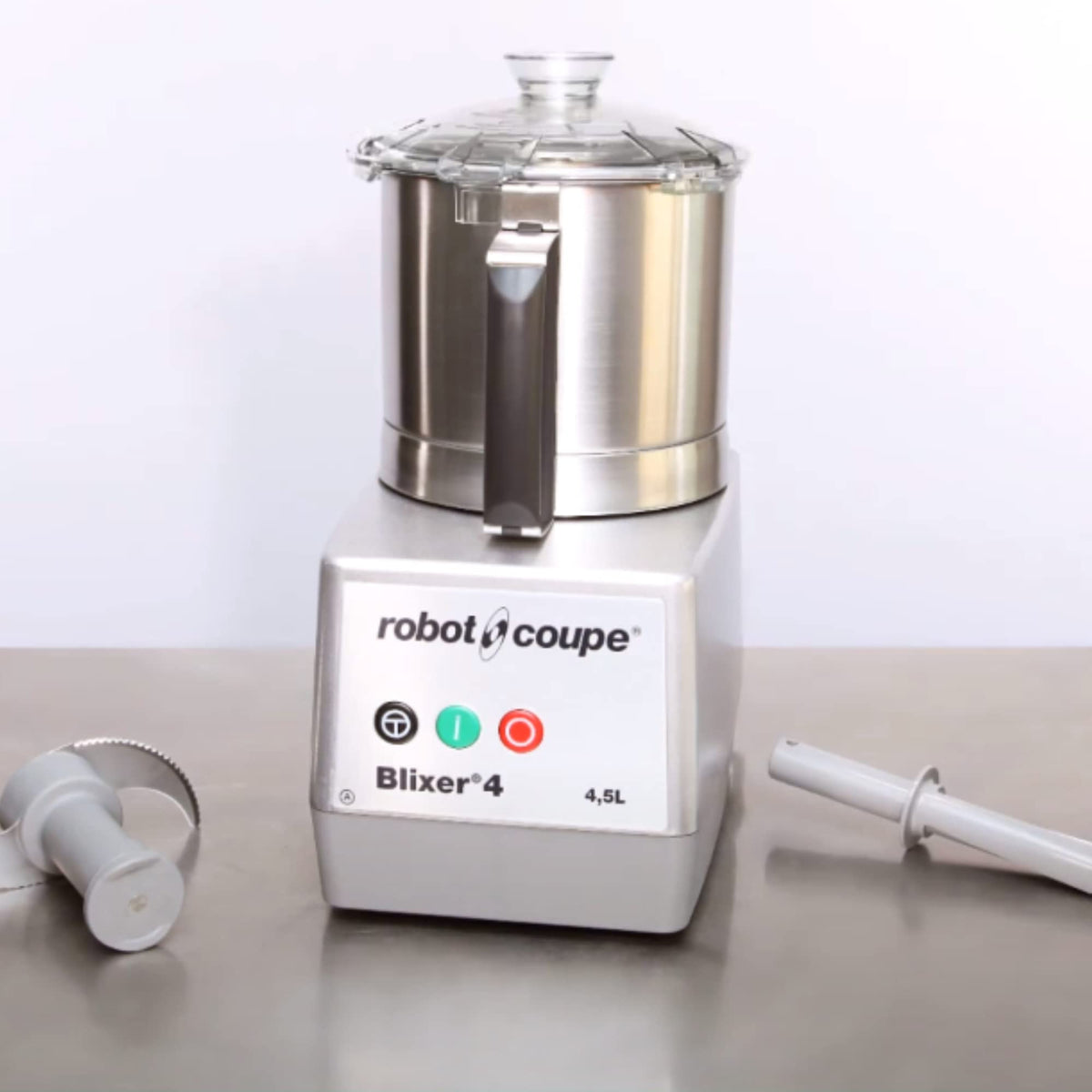Vertical Commercial High Speed Blender by Robot Coupe – 4 Quart, 4.5 liters, Stainless Steel, Model BLIXER 4
