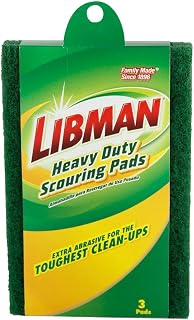 Libman 66 Heavy Duty Scouring Pads, 7" Scrub Surface