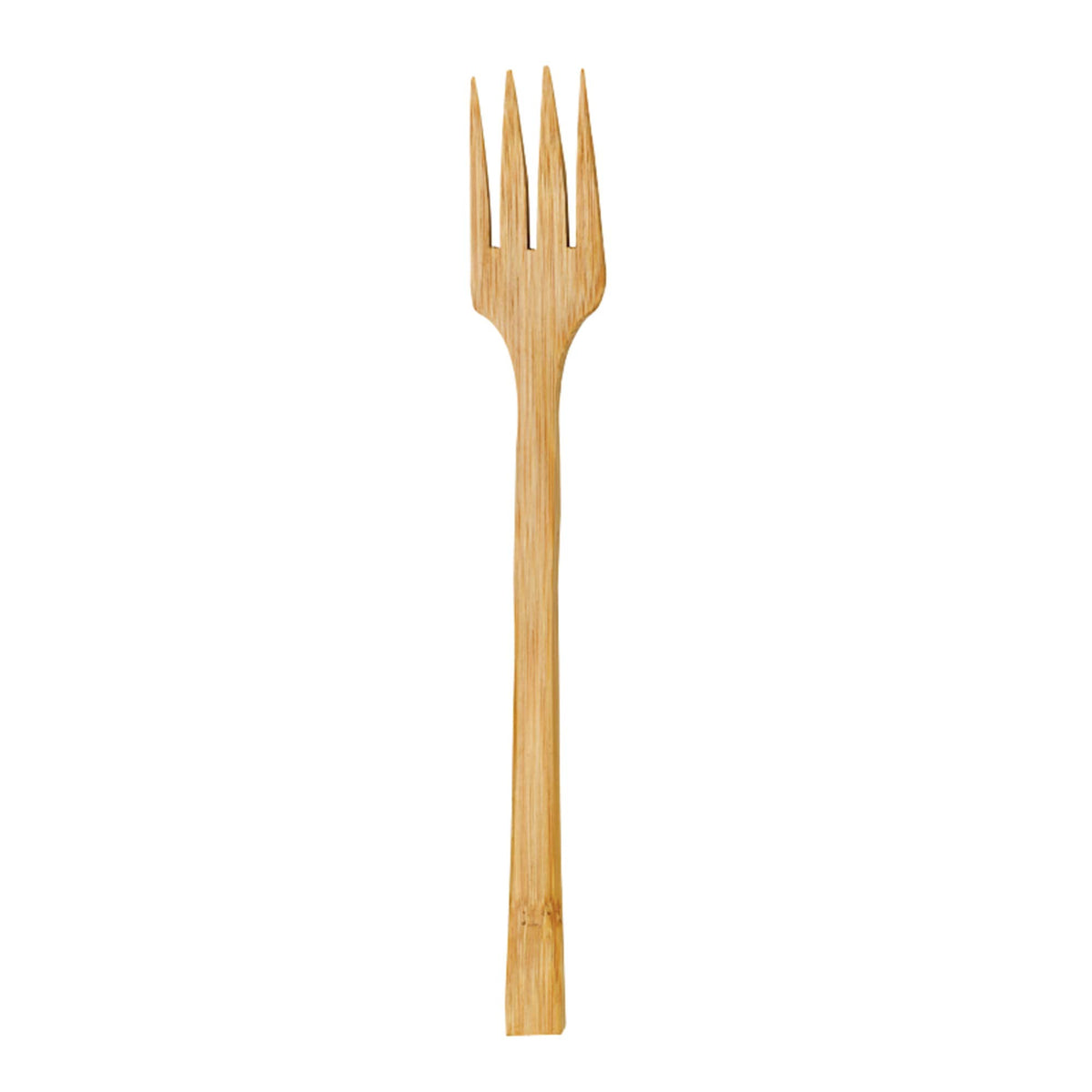 Natural Bamboo Forks (Case of 250), PacknWood - Individually Packaged Wooden Utensils (6.3" Long) 210CVBA171