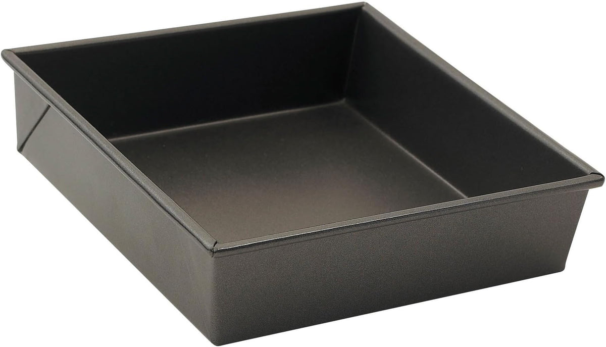 Winco 8" x 8" (Pack of 6) / Square / Black Square & Rectangular