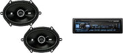 Alpine UTE-63BT Bluetooth Receiver & Kicker DSC 5x7 / 6x8 Speakers