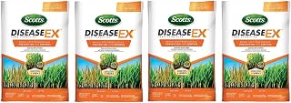 Scotts DiseaseEx Lawn Fungicide-Lawn Fungus Control&Treatment,Disease Control for Brown Patch,Powdery Mildew & More,Controls up to 4 Weeks,Fast Acting,Treats up to 5,000 sq.ft.,10 lb. (Pack of 4)