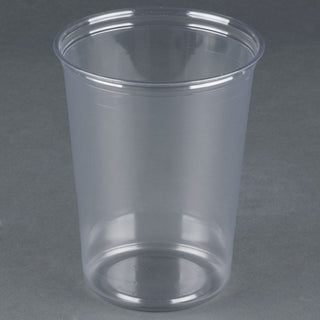 32 oz. Clear Round Deli Container - 500 per case by Fabri-Kal – 32.0 ounces, Polyethylene Terephthalate (PET), Clear, Model RD32