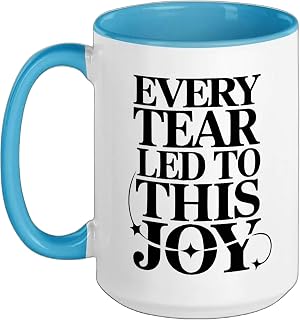 IVF In Vitro Fertilization Transfer Day Fertility IVF Dad Ceramic Mug, Blue/White, 15oz