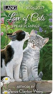 Lang, Love Of Cats 2026 Planner, 3.63'' X 6.5'', Weekly Calendar with Stapled Binding