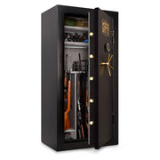 Mesa Safe Gun Safe by Mesa Safe Co. – 24"D x 36"W x 71"H, Alloy Steel, Black, Model MBF7236E