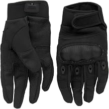 Scipio BHG633L Black Outdoor Pathfinder Gloves with Leather - Large