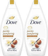Dove Body Wash 2-Pack – Purely Pampering, Shea Butter & Vanilla for Softer, Smoother Skin, 15.2 Oz Ea