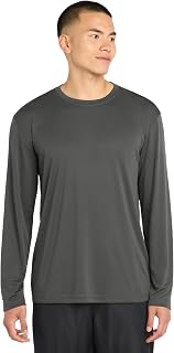 SPORT-TEK TCTG Team Spirit Athletic Wicking Long Sleeve Tee – College, Sports, High School & Fan Apparel - Orange