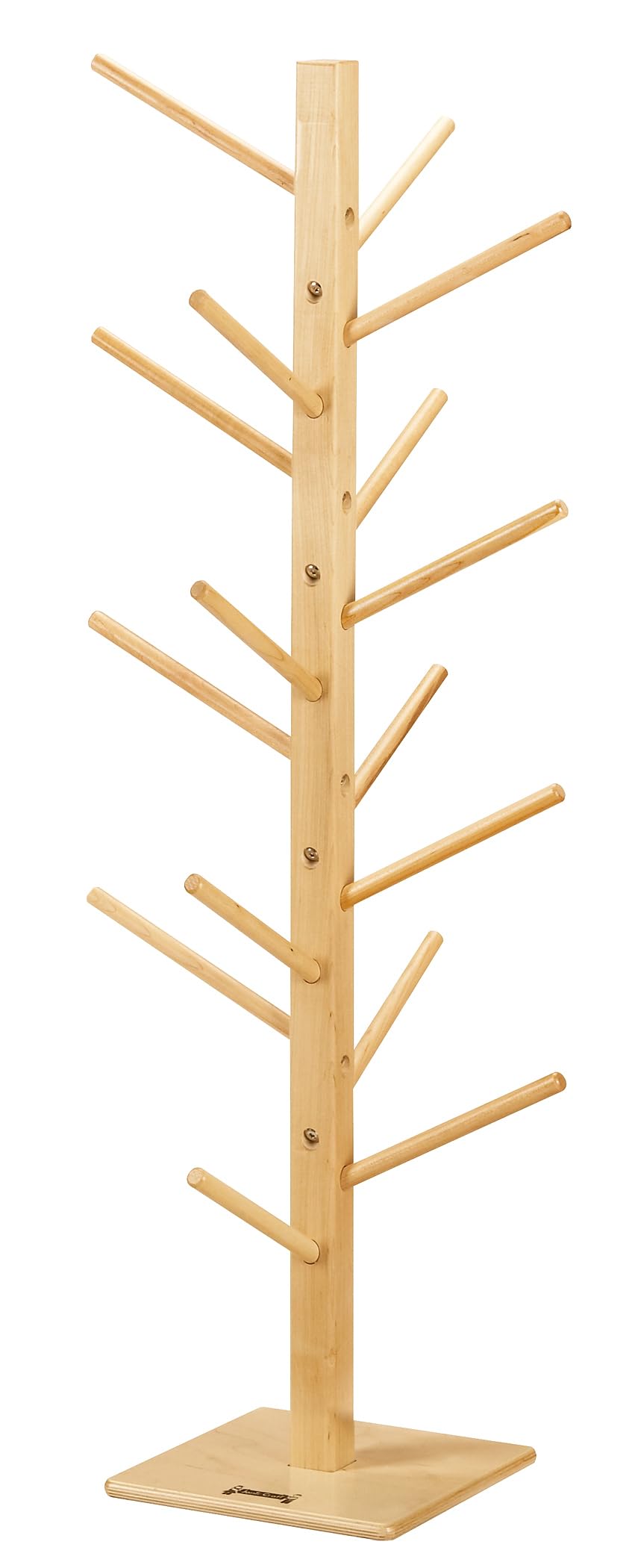 Puppet Tree for 16 Puppets by Jonti-Craft – 16 inches, Hardwood, Brown, Model 0499JC