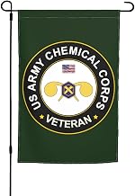 US Chemical Corps Veteran Double Sided Flag Outdoor Indoor Lightweight Garden Decor49