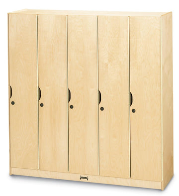 5 Section Lockers with Doors by Jonti-Craft – 50.5" X 48" X 15.5", Other, Natural, Model 2621JC