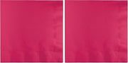 Creative Converting DINNER NAPKINS 3PLY 1/4FLD, 25 Count, Hot Magenta (Pack of 2)