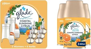 Glade PlugIns and Automatic Spray Air Fresheners Coastal Sunshine Citrus