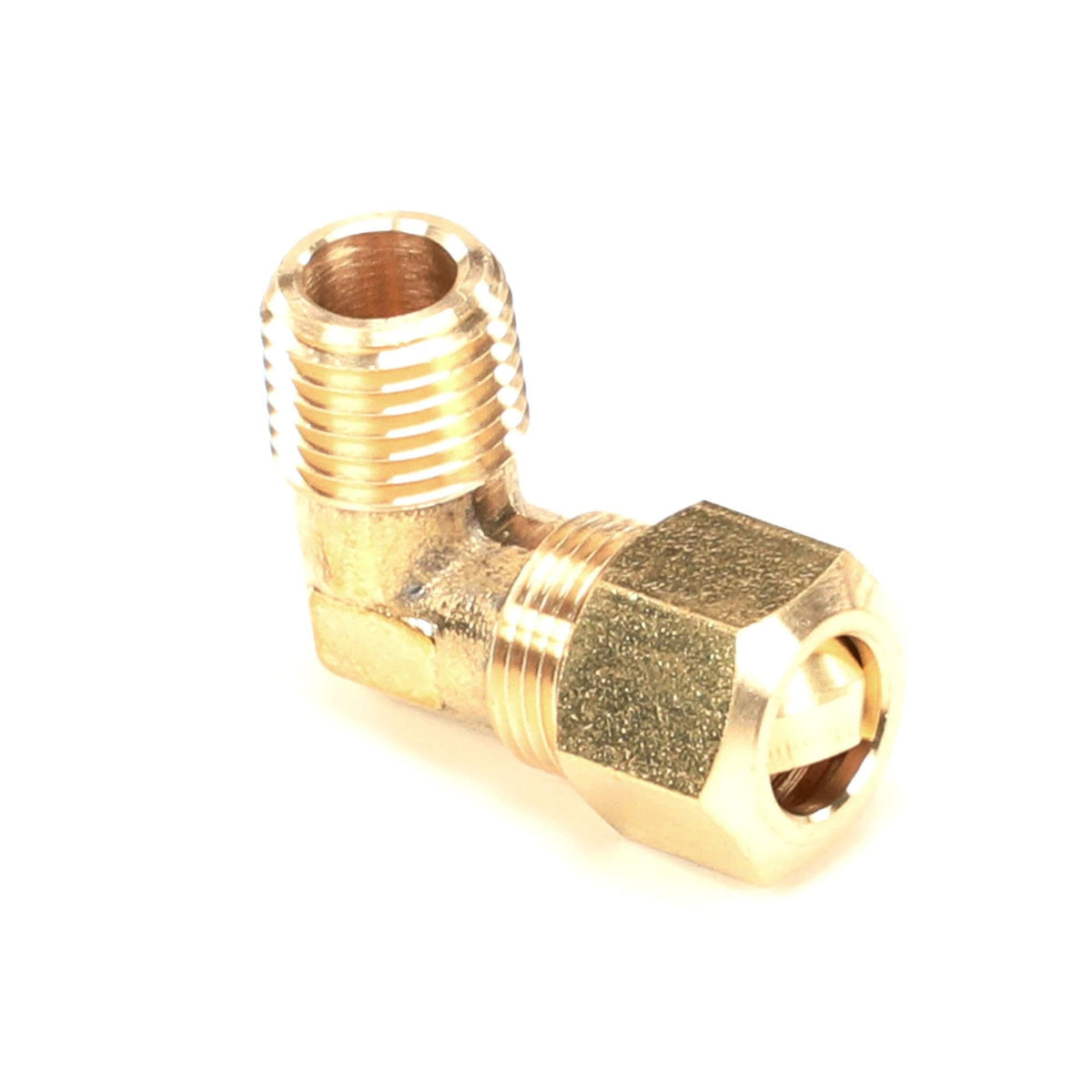 Fitting,Cprsn Brs Elb 90 3/8Tb X 1 - Genuine OEM Replacement Part by Pitco – 0.375 inch, Brass, Model PP11134