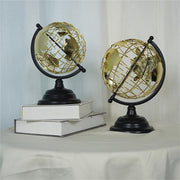 Educational World Globe Decoration Metal Featurings Geometrics Wire Framework by APGLSXY – Small, Multicolor, Model 5AC1112957-S_DLQ2