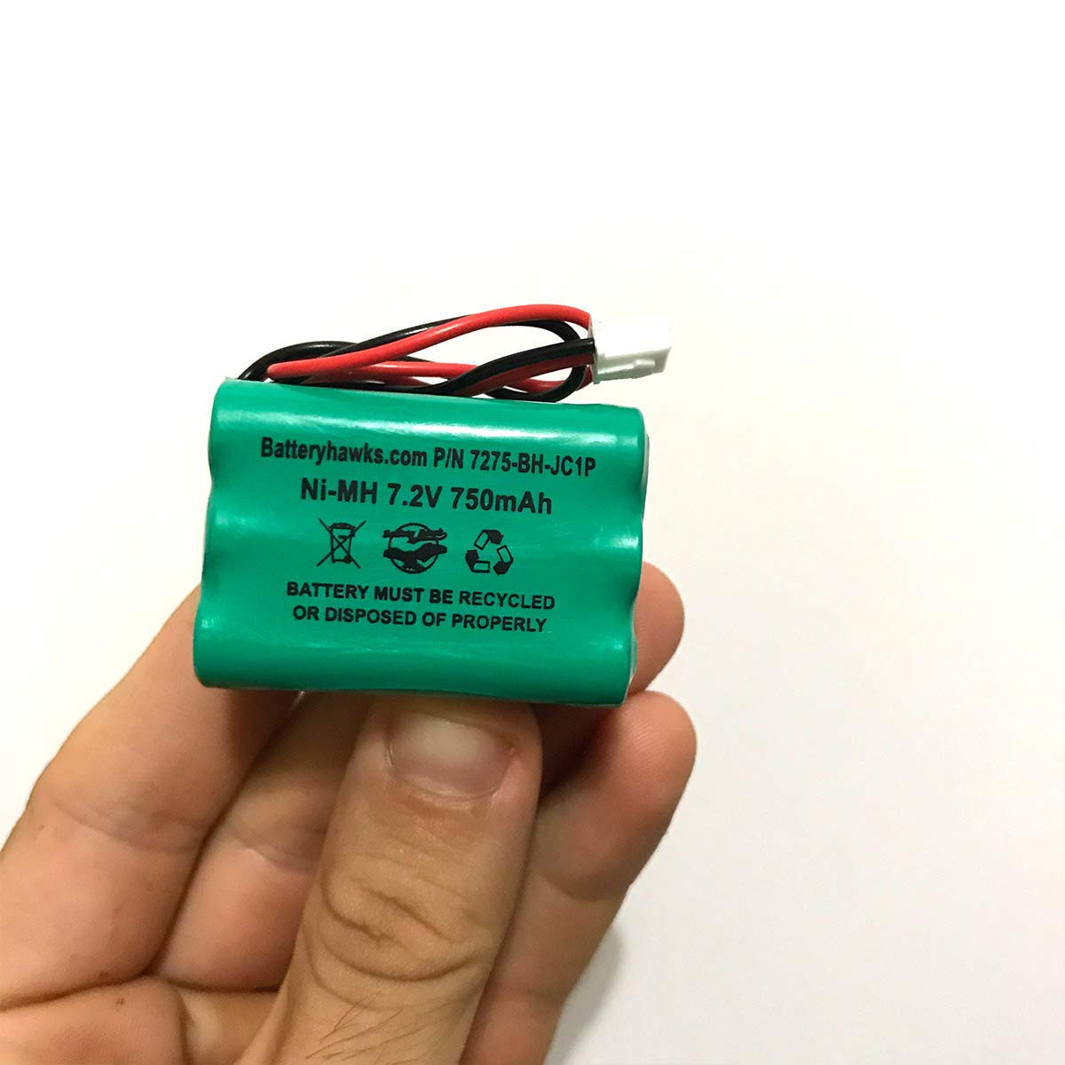 34-051 ITI 34051 6HR-AAAU 6HRAAAU 7.2v 750mAh Ni-MH Battery Pack Replacement for Security Alarm System 6HRAAAU by Battery Hawk – Model 47125-D