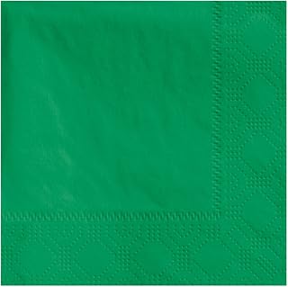 Hoffmaster 180329 Beverage Napkin, Regal Embossed, 2-Ply, 1/4 Fold, 9-1/2" Length x 9-1/2" Width, Jade (4 Packs of 250)