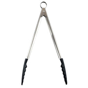 Silicone Tong 12" Black by Cuisipro – 12", Stainless Steel, Black, Model 1461