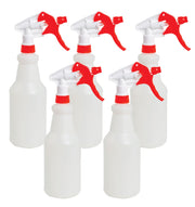 Commercial Spray Bottle by HUBERT – Plastic, Clear, Pack of 5