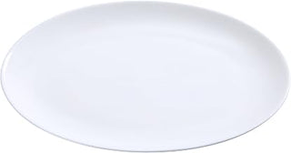 Yanco AC-14-CP ABCO Coupe Platter, 14.25" Length x 9.5" Width, Porcelain, Super White, Pack of 12