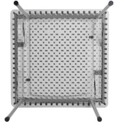 36" x 36" Plastic Folding Table by Global Industrial – 36" x 36" x 29", Plastic, White, Model INT-BT3636-21