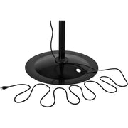 Premium 24" Oscillating Pedestal Fan - 1/2 HP - TEAO Motor - 9400 CFM by Continental Dynamics – 32"L x 41"W x 11"H, Alloy Steel, Black, Model SFSE1-750/60YW-D2