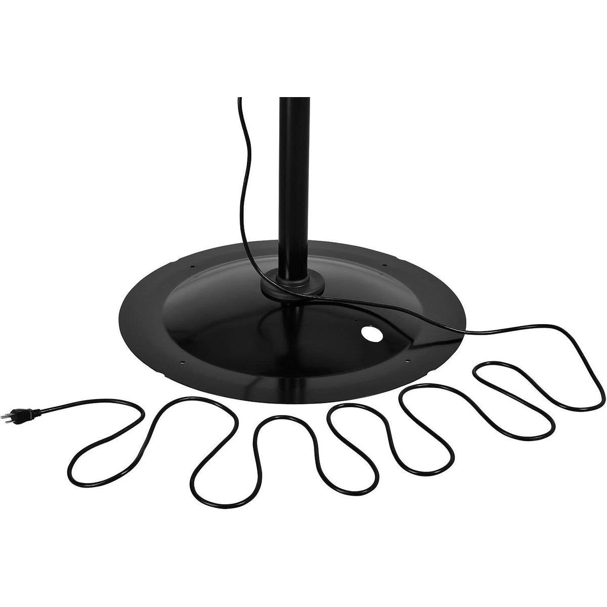 Premium 24" Oscillating Pedestal Fan - 1/2 HP - TEAO Motor - 9400 CFM by Continental Dynamics – 32"L x 41"W x 11"H, Alloy Steel, Black, Model SFSE1-750/60YW-D2