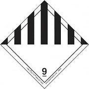 Labelmaster HML9C Miscellaneous Dangerous Goods Label, Paper, Hazmat, 4" x 4" (Pack of 100)