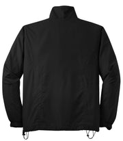 Unisex Full Zip Wind Jacket by SPORT-TEK – Medium, 100 % Polyester,Mesh, Black, Model JST70