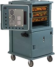 Cambro UPCHT1600401 Ultra Camcart with Heated Top Door 110V Slate Blue 1 Each