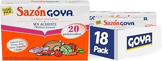 Goya Foods Sazón Seasoning without Annatto, 3.52 Ounce (Pack of 18)