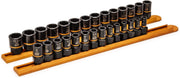 28 Piece Bolt Biter Impact Extraction Socket Set by GEARWRENCH – One Size, Chrome Molybdenum Steel, Multi, Model 84784