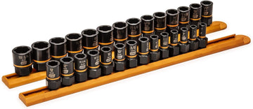 28 Piece Bolt Biter Impact Extraction Socket Set by GEARWRENCH – One Size, Chrome Molybdenum Steel, Multi, Model 84784