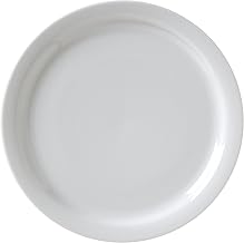 CAT-6 Argyle and Catalina NR Plate, 6-1/2", Porcelain White (Pack of 36)