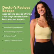 Bacopa Monnieri by Doctor's Recipes – 120 Count (Pack of 1)