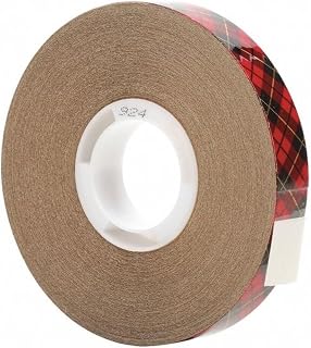 3M Scotch ATG Adhesive Transfer Tape 924, Clear Tape, 1/2 in x 36 yd 2.0 mil (Pack of 1)