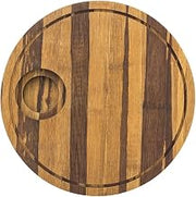 Front of the House SPT054MUB21 FOH, Round Rustic Chic Crushed Board, 0.75" Height, 12" Width, 12" Length, Bamboo