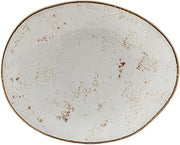 Tuxton Artisan Geode Agave Ellipse Plate 12"