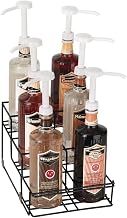 6-Bottle Black Wire Bottle Organizer