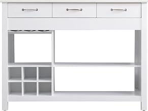 Elegant Kitchen and Bath 48" Kitchen Island in White