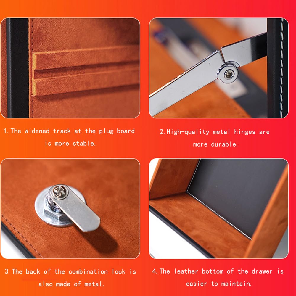Car Trunk Organizer for iti G37 Sedan 2007-2013 Large Capacity Multifunctional Storage Box Waterproof Storage Bag Drawer Storage Box with Password Lock by WMJFG – Model