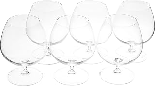 Luigi Bormioli Vinoteque 15.75 oz Cognac/Brandy Glasses, Set of 6, Clear