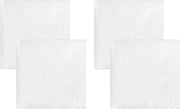 Creative Converting Napkins, One Size, White (Pack of 4)
