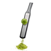 Fine Grater by GEFU – 32.2 x 5.1 x 2.3 cm, Stainless Steel Acrylonitrile Butadiene Styrene, Multicoloured, Model GF24-50470