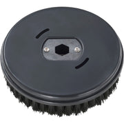 Replacement Scrub Brushes for Mini Floor Scrubber by Global Industrial – 5"L x 5"W x 2"H, Black, Model 2Bru