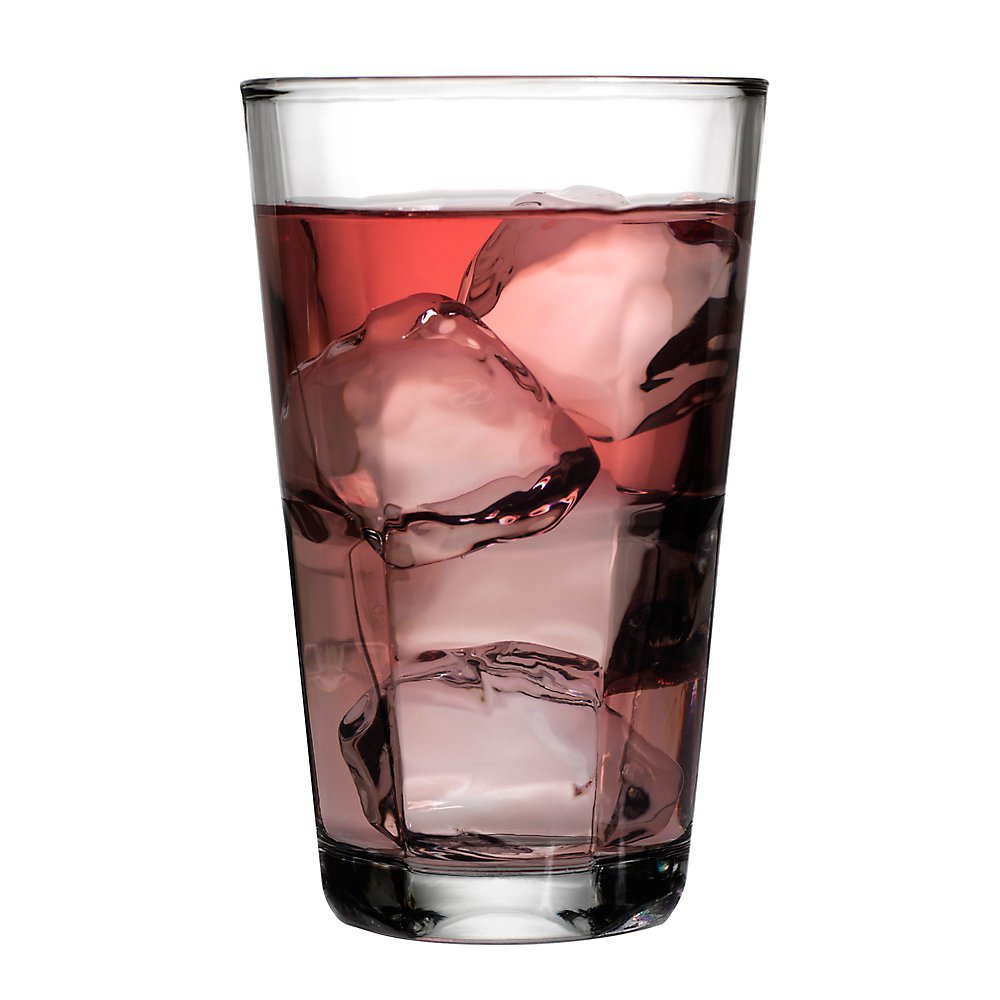 Clarisse Stackable 14 Oz Beverage Glass - 24 / CS by Anchor Hocking – 3.38" (Top) x 2.5" (Bottom), 14.0 ounces, Glass, Transparent, Pack of 24