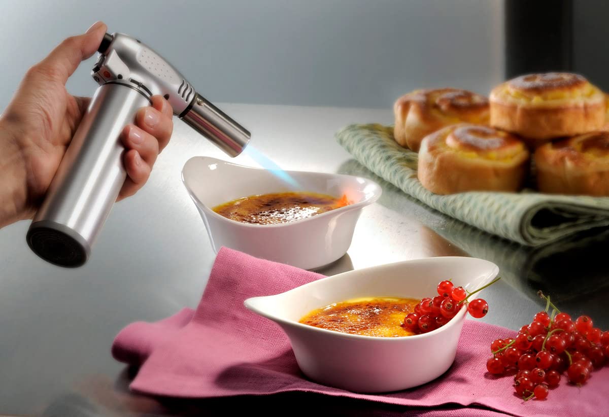 35400 Kitchen Torch by GEFU – Stainless Steel, Silver, Model GF35400