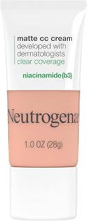 Neutrogena Clear Coverage Flawless Matte CC Cream, Vanilla, 1 oz